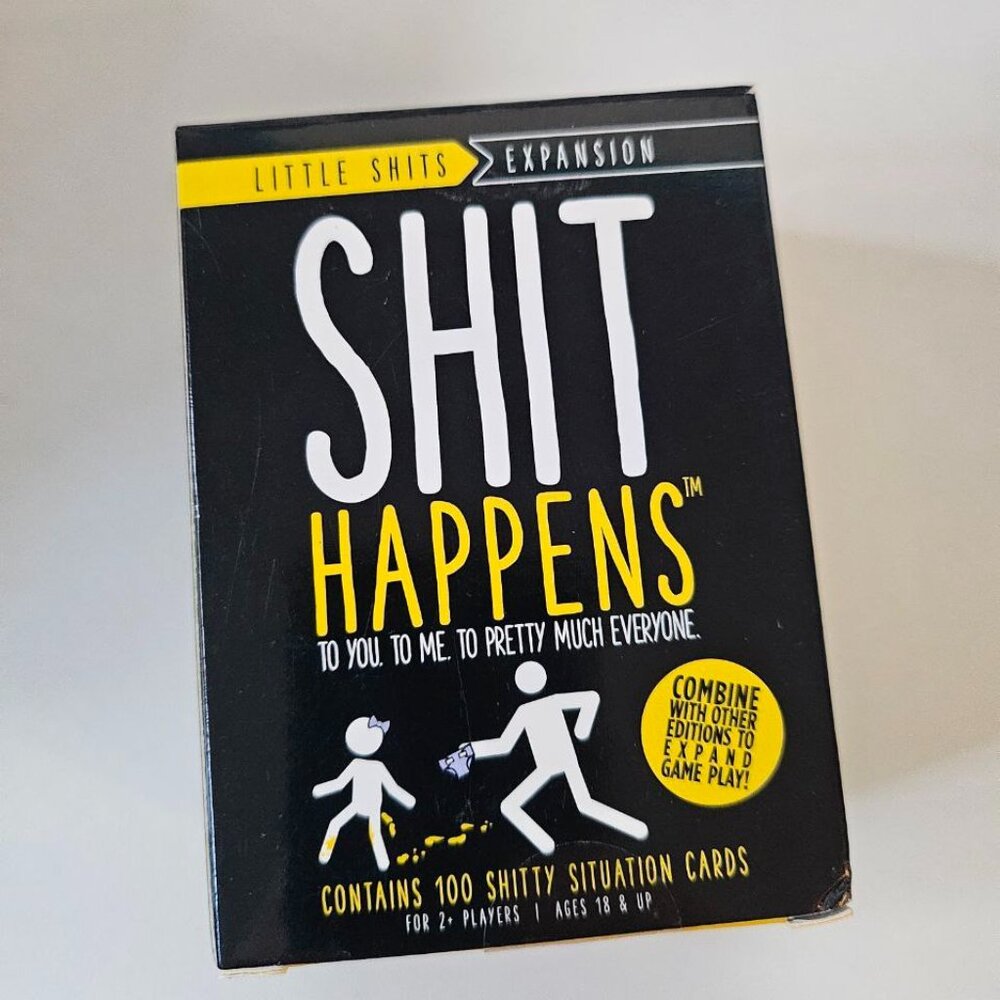 Expansion Box Sh*t Happens Card Board Game - Little Sh*ts Goliath Games